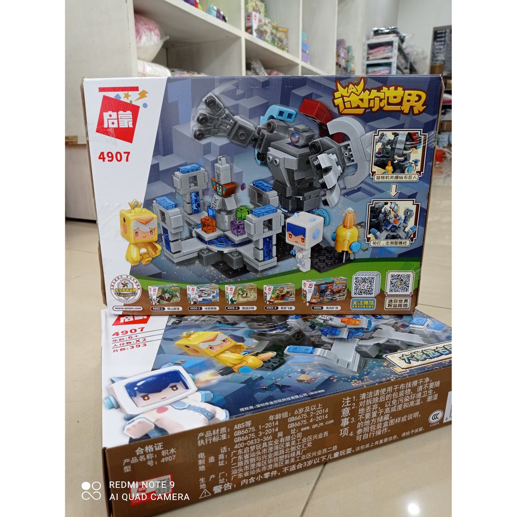 Lego Mini World chiến đấu với boss tượng cổ 4907