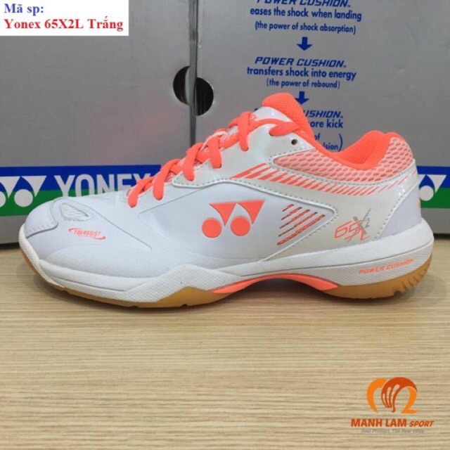 [Giày cao cấp] Giày cầu lông Yonex SHB65 X2 LEX Trắng Hồng  :((