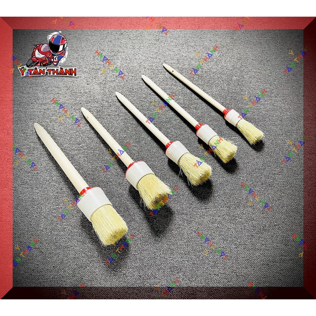 Bộ 5 Cọ Lông heo Rửa xe máy đa năng MS05