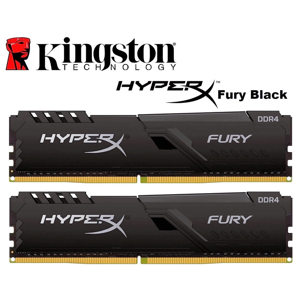 Ram Kingston HyperX Fury Black 16GB DDR4 3200MHz (1x16GB) - Mới bảo hành 3 năm