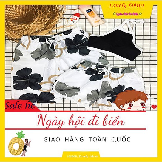 Quần đôi đi biển (kèm ảnh thật )