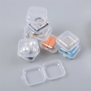 Bộ 10/5/2 Hộp Nhựa Mini Trong Suốt Đựng Thuốc, Đựng Nữ Trang Đa Năng