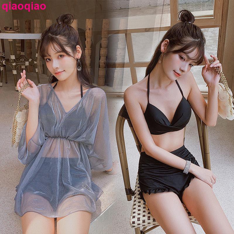 Bộ Bikini Kèm Áo Khoác Thời Trang Hàn Quốc 2019 Cho Nữ | BigBuy360 - bigbuy360.vn