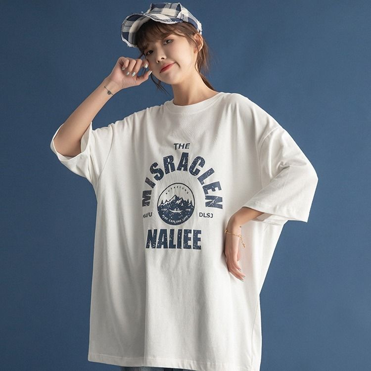 NRVP Áo Thun Ngắn Tay Cổ Tròn Thời Trang Cho Nữ 2021