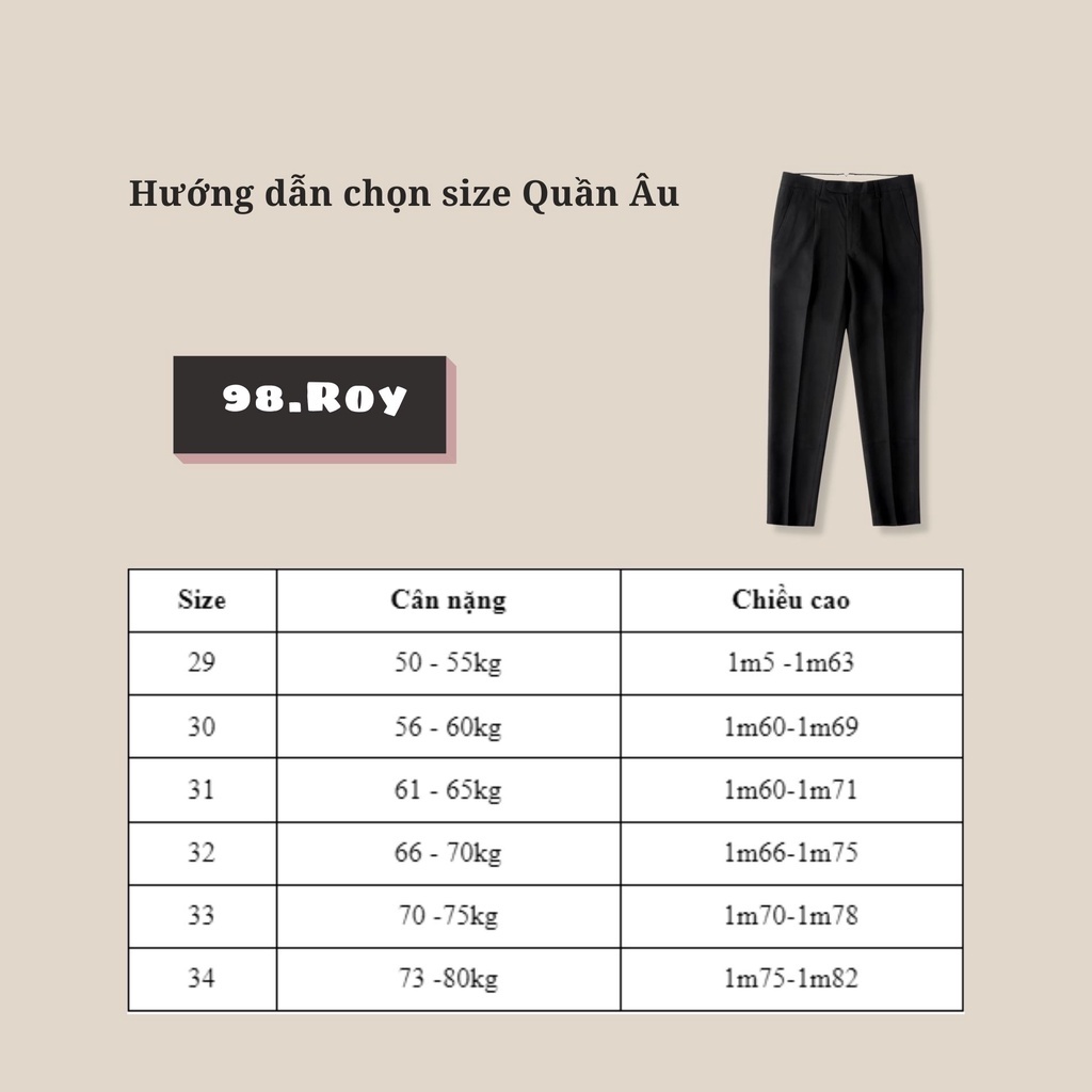 Quần âu nam kiểu Hàn Quốc lên form chuẩn cực tôn dáng, lịch sự, trẻ trung