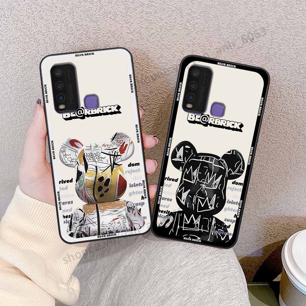Ốp Vivo Y30 / Y50 be@r brick mars thời trang, ốp lưng điện thoại viền dẻo siêu chất