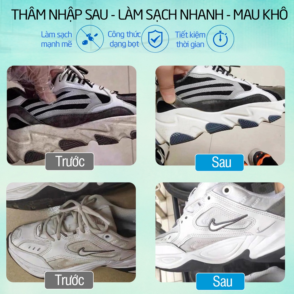 Tẩy ố đế giày Freeme, vệ sinh giày siêu sạch, tẩy trắng giày, dành cho giầy thể thao, giầy vải, dép - Nhập khẩu Hàn Quốc