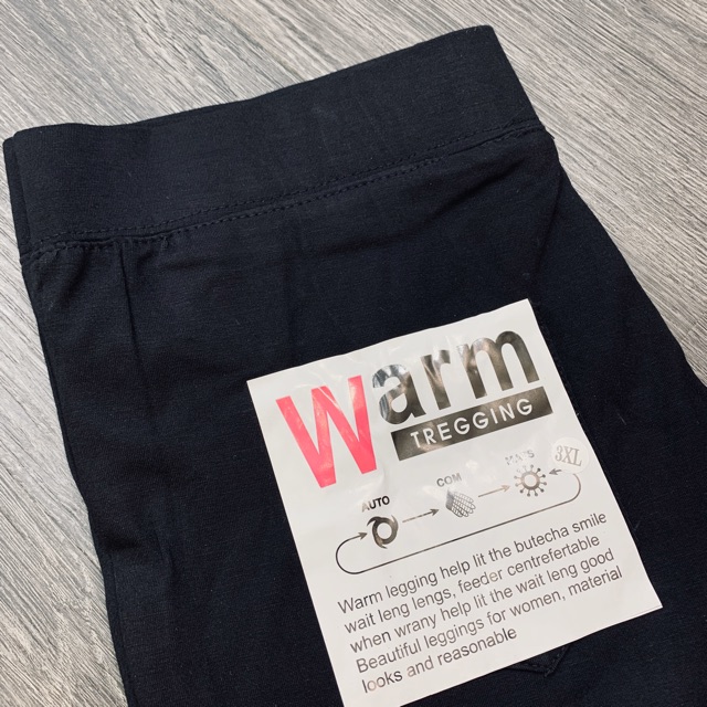 QUẦN LEGGING BIGSIZE {60-75KG} WARRMM CÓ TÚI TRƯỚC TÚI SAU 714