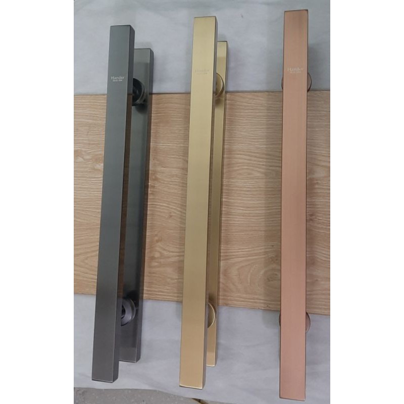 Tay Nắm Cửa Kính inox Vuông Cao Cấp
