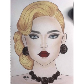 Sách vẽ FaceChart Make Up