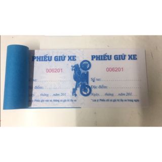 Combo 10 lốc Vé giữ xe máy 1000 tờ