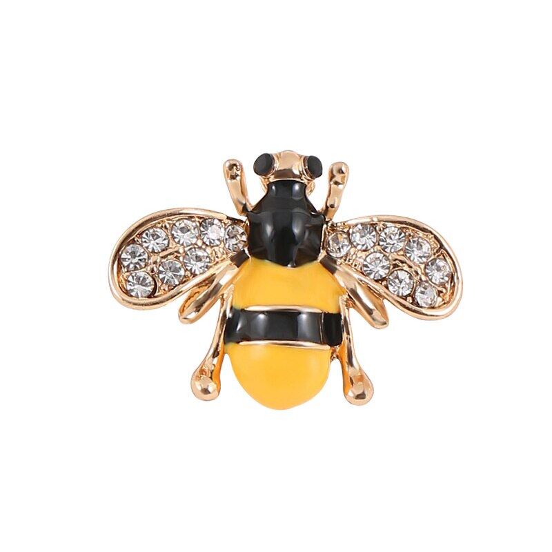 Ghim Cài Áo Hình Chú Ong Đính Đá Pha Lê Sang Trọng