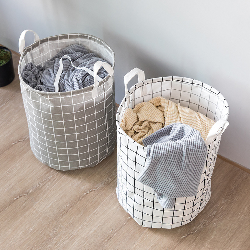 SUPO DEPOT - Hộp đựng đồ  bằng vải cỡ lớn 46l chống thấm nước có thể gấp gọn phong cách Bắc Âu