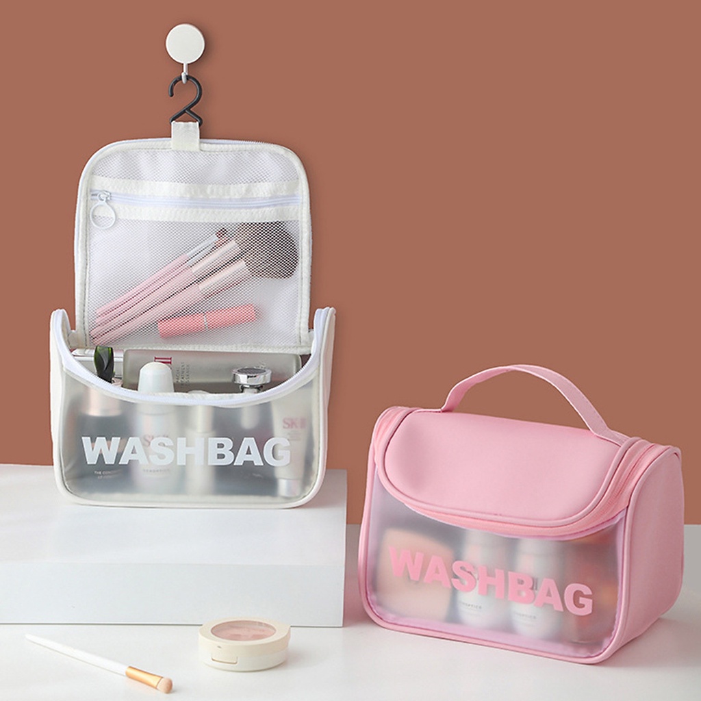 Túi đựng mỹ phẩm du lịch trong suốt chống thấm cao cấp WASHBAG