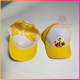 Nón Kết In Hình Bé San Màu Vàng Mũ Lưỡi Trai Biệt Đội