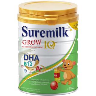 [CHÍNH HÃNG] Sữa bột Suremilk Grow IQ 800g -LOHAMART