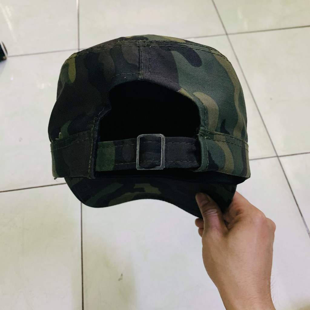 Nón Kết Đầu Bằng, Mũ lưỡi Trai Thể Thao Nam Nữ Hot Trend Chất Vải Lính Camo Form Chuẩn Đẹp