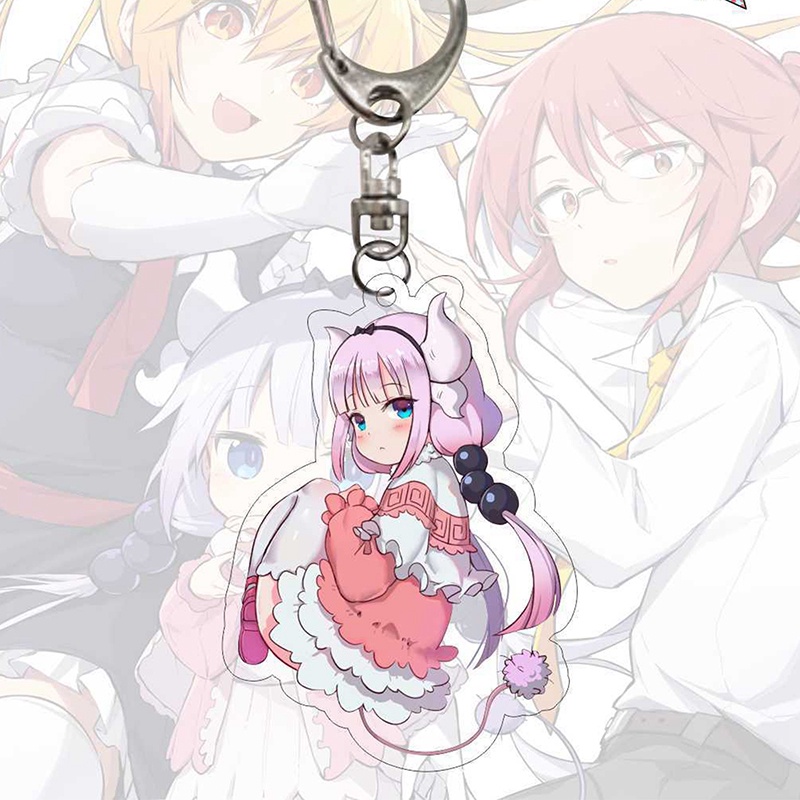 Móc Chìa Khóa Acrylic Hình Nhân Vật Anime Kanna Kamui Kobayashi Toru
