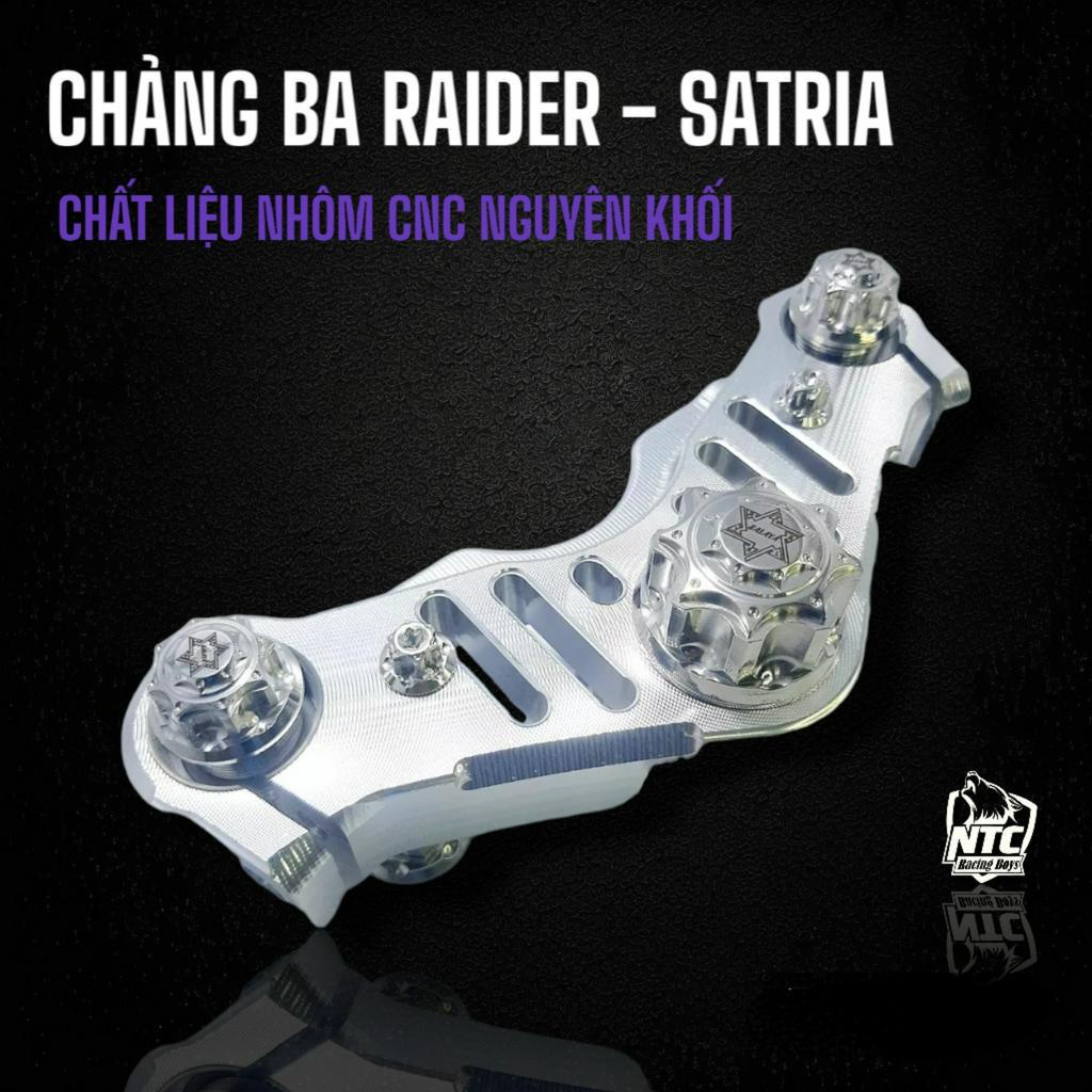 Chảng ba Raider / Chảng ba Satria chất liệu nhôm cao cấp CNC nguyên khối mẫu mã được thị trường săn đón