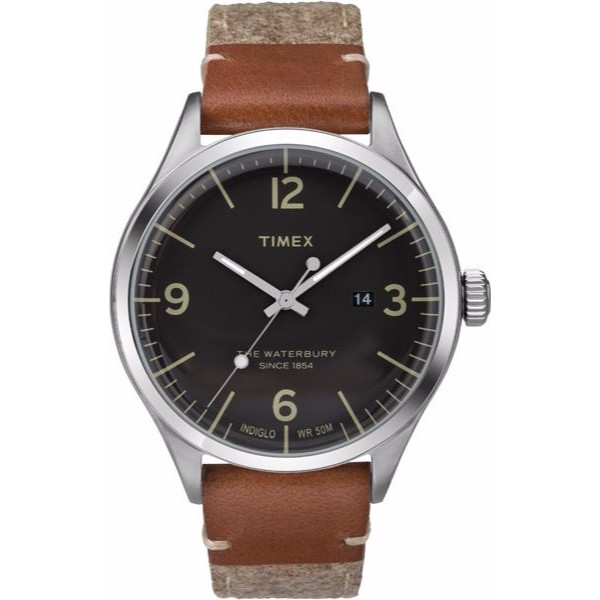 Đồng hồ nam Timex Waterbury TW2P95600 Dây da nâu nhạt