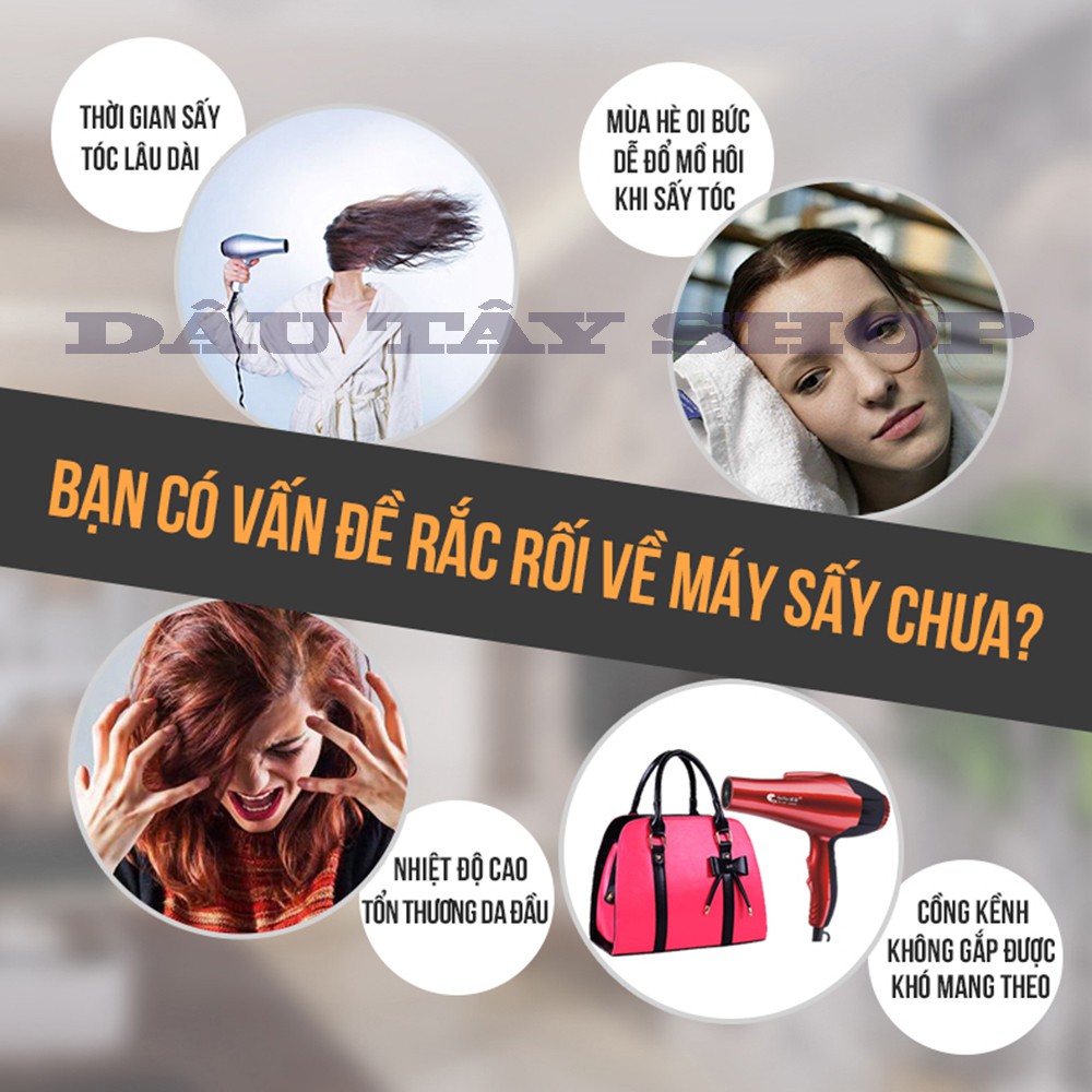 Máy sấy tóc 2 chiều nóng lạnh FLYCO sấy ani chống khô xơ tóc [CHÍNH HÃNG]