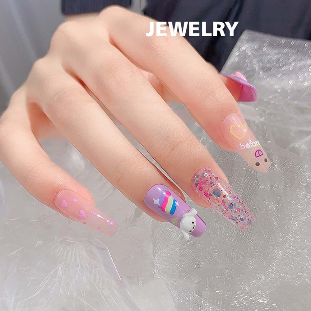 Phụ Kiện Trang Trí Móng Tay 3D Hình Chú Chó Hoạt Hình Đáng Yêu