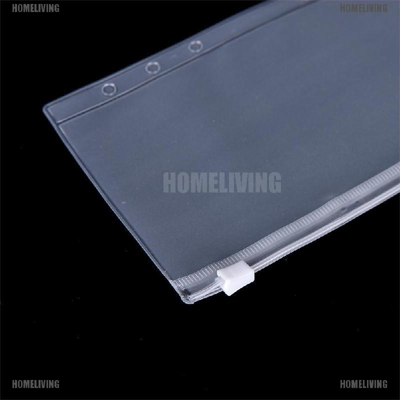 Túi Đựng Tài Liệu A5 / A6 Trong Suốt Có Khóa Kéo Tiện Dụng