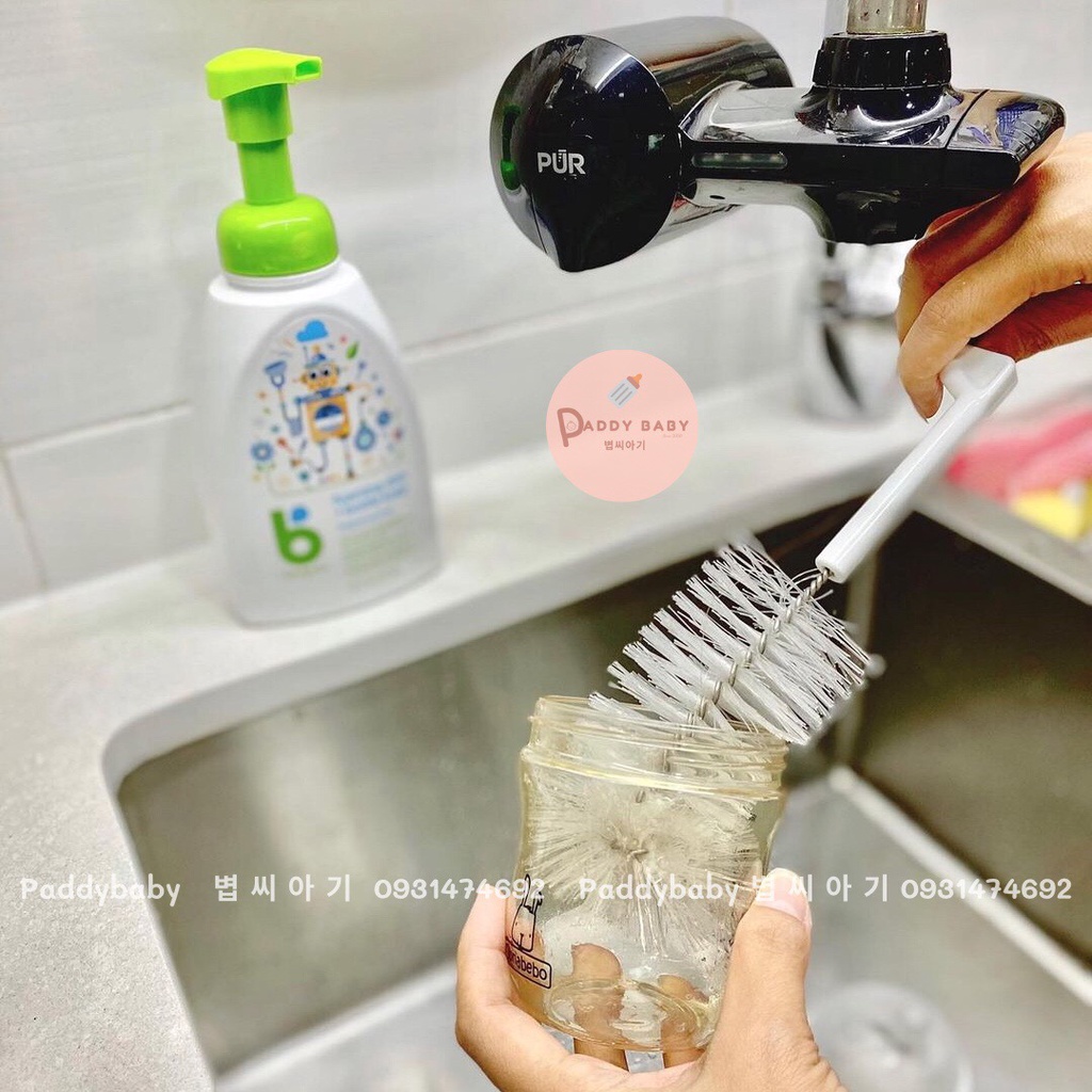 Nước Rửa Bình Sữa và Bát Đĩa BabyGanics Mỹ chai 473ml / 946ml