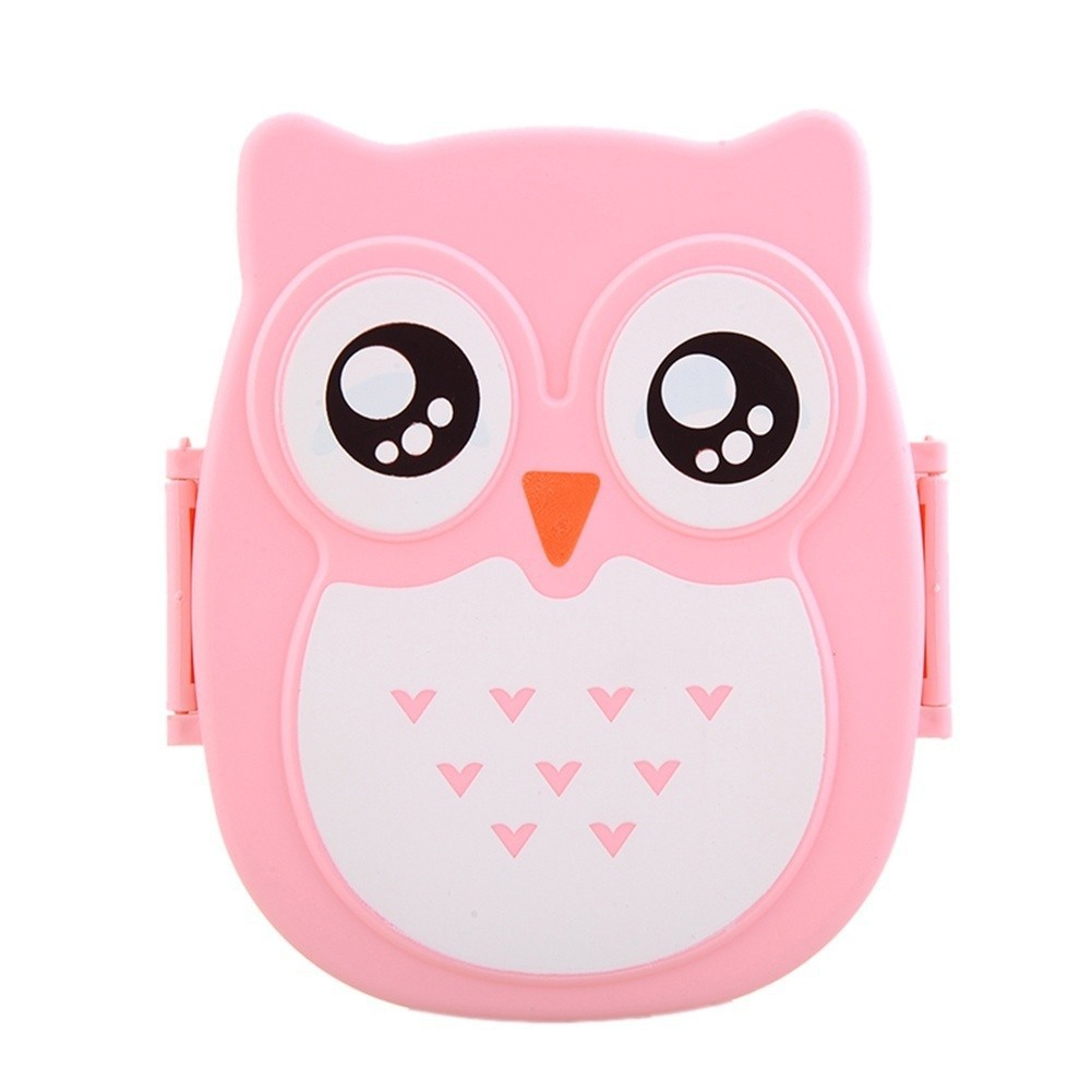 Cute Cartoon Owl Lunch Box Portable Bento Box