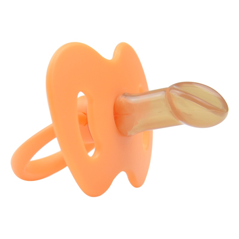 Núm Ti Giả Bằng Silicon Hình Trái Táo/Mèo Dễ Thương Cho Bé Sơ Sinh