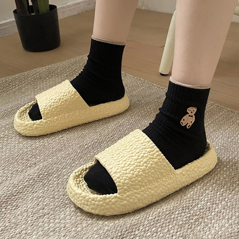 Oeggeo shop Dép Đi Trong Nhà Đế Dày Sáng Tạo Cho Nam Và Nữ