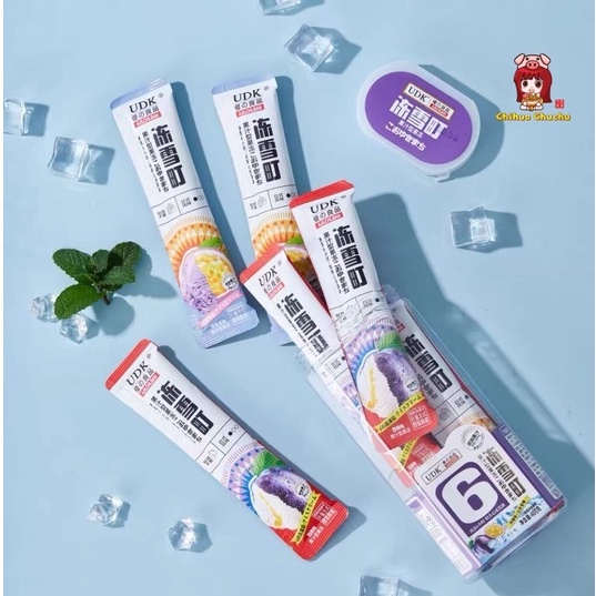 Thạch mút gói kem trái cây 400g