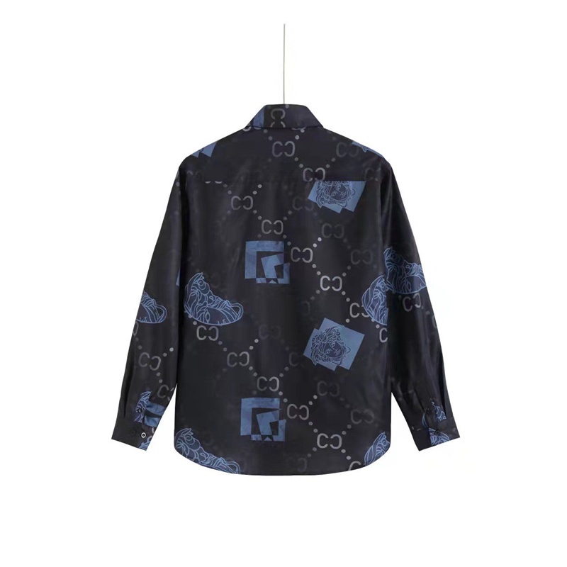 Áo Sơ Mi Tay Dài In Họa Tiết VERSACE Dễ Phối Đồ Thời Trang Unisex