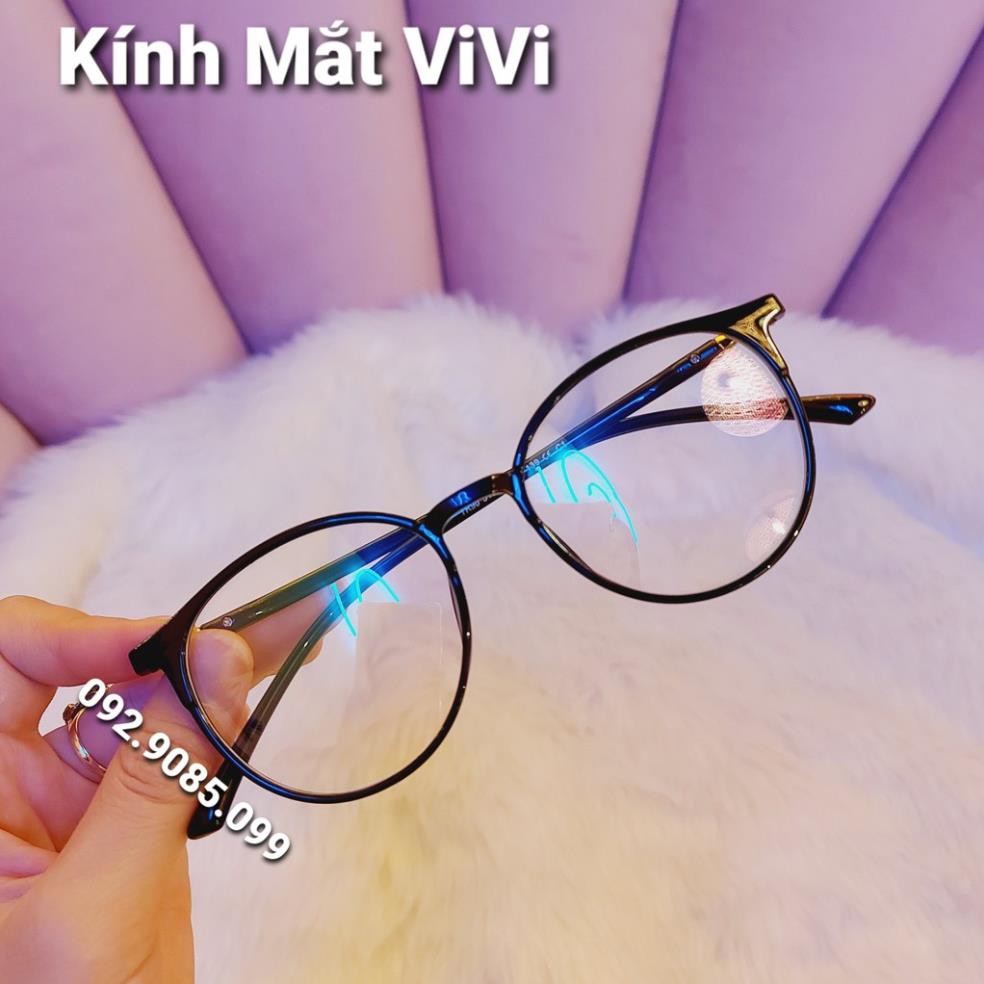 Gọng kính cận nhựa dẻo hàn quốc dáng tròn V513 - Kính thời trang 0 độ | BigBuy360 - bigbuy360.vn