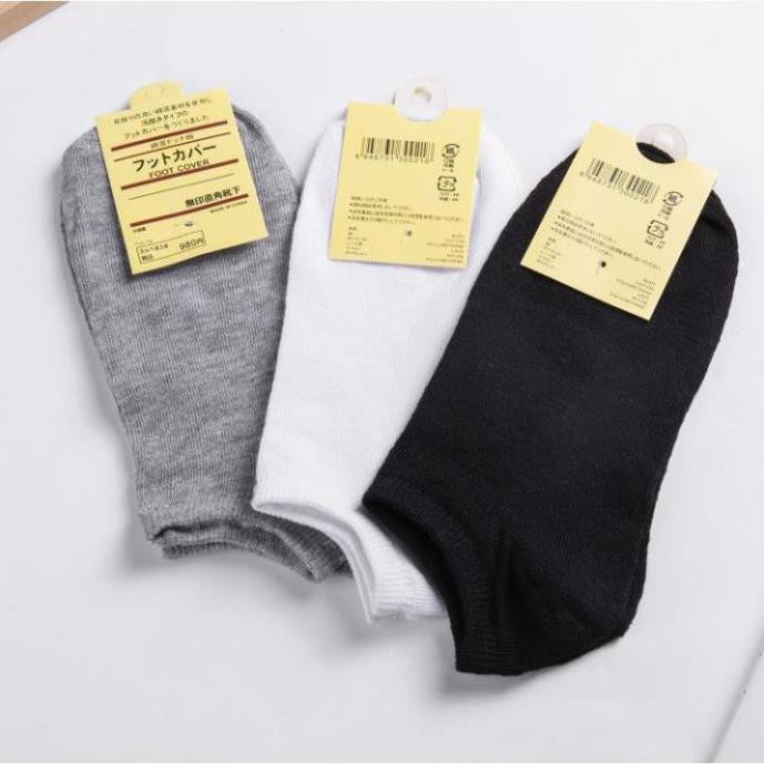 Set 3 Đôi Tất Nam cổ ngắn chống mùi kháng khuẩn B05