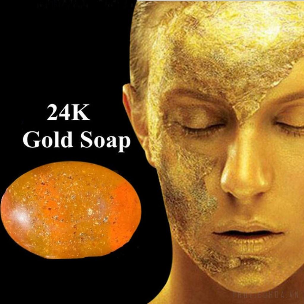 Xà phòng trắŉg da vàng Gold 24K Soap Thái Lan | BigBuy360 - bigbuy360.vn