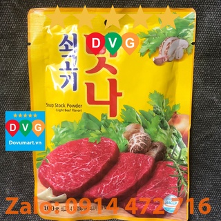 Bột Nêm Gia Vị Thịt Bò Hàn Quốc 100g - Soup Stock Powder Light Beef Flavor