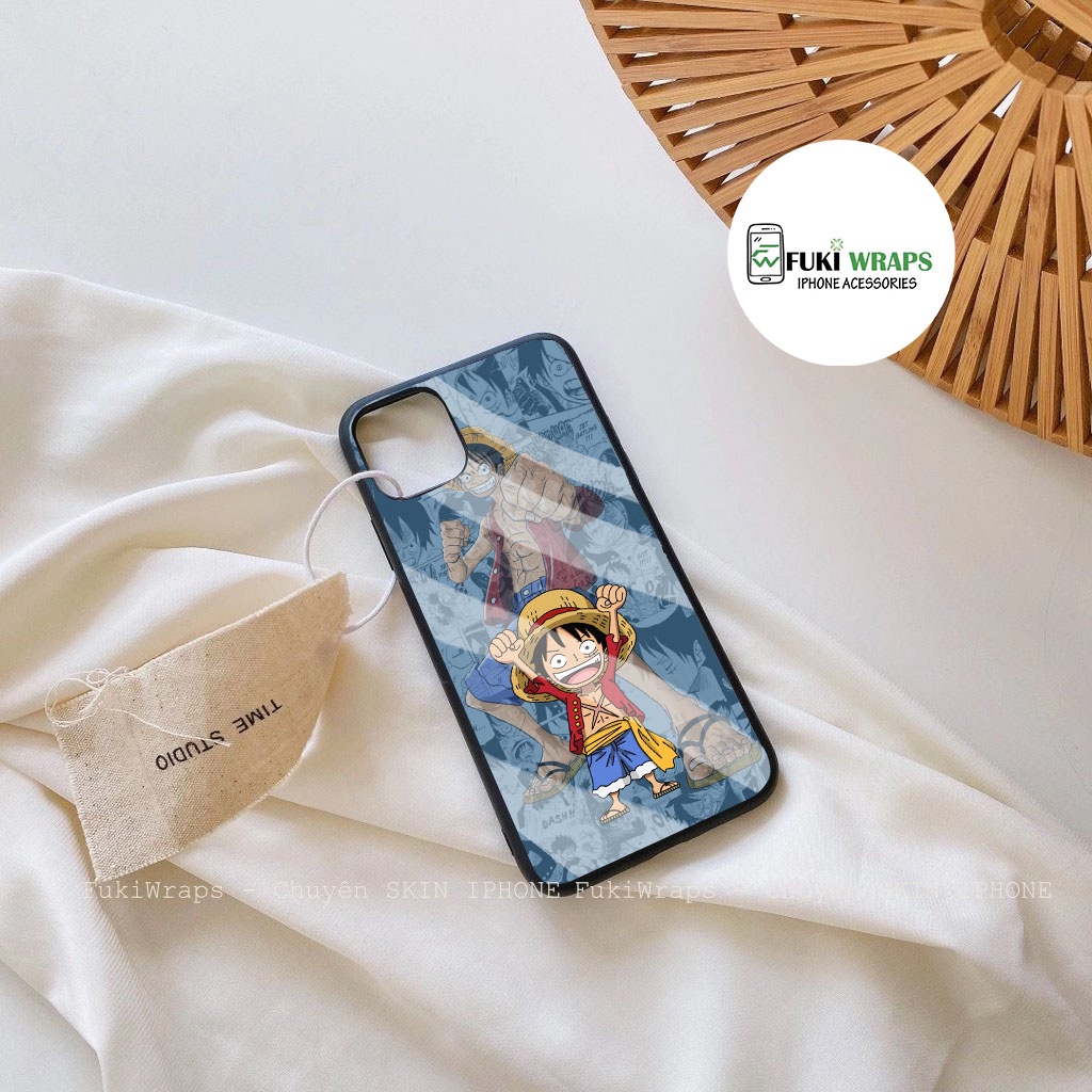 Ốp Lưng Kính Cường Lực / Case OnePiece Chống Vỡ Dành Cho 13ProMax 12ProMax 11ProMax X XSMAX Fukishop
