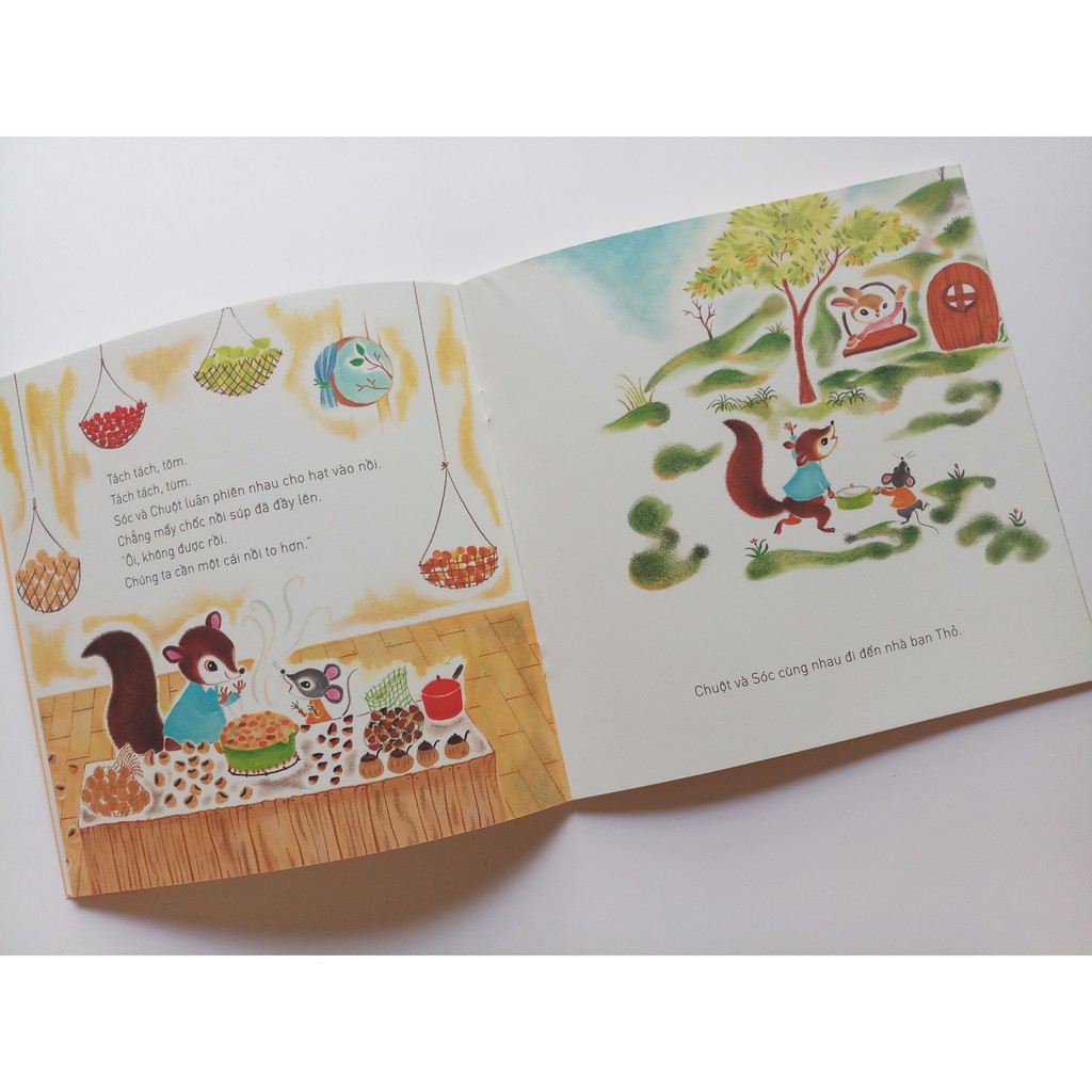 Sách - Cần một cái nồi súp to hơn - Ehon cho trẻ 3-6 tuổi