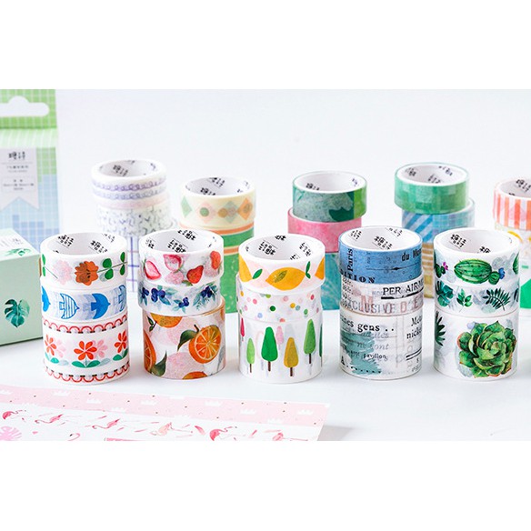 SET WASHI TAPE 3 CUỘN CHỦ ĐỂ CANDY POETRY