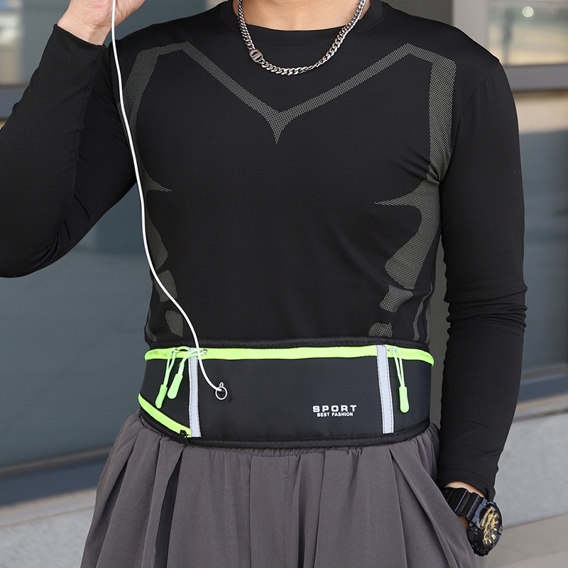 Túi đeo bụng, túi bao tử chạy bộ, tập thể dục, gym, leo núi dành cho nam và nữ phong cách thể thao phiên bản tiết kiệm