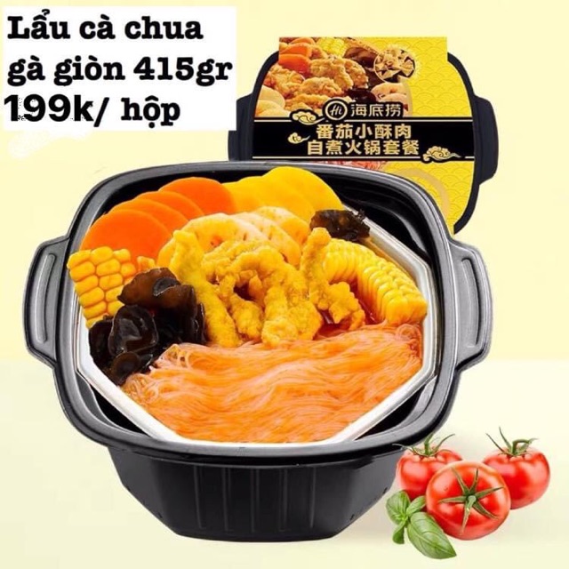 Lẩu tự sôi cà chua gà giòn Hadilao | BigBuy360 - bigbuy360.vn