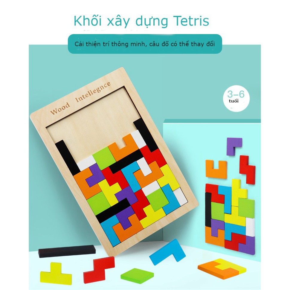 Đồ Chơi Xếp Hình Thông Minh Tetris RẺ NHẤT SHOPEE