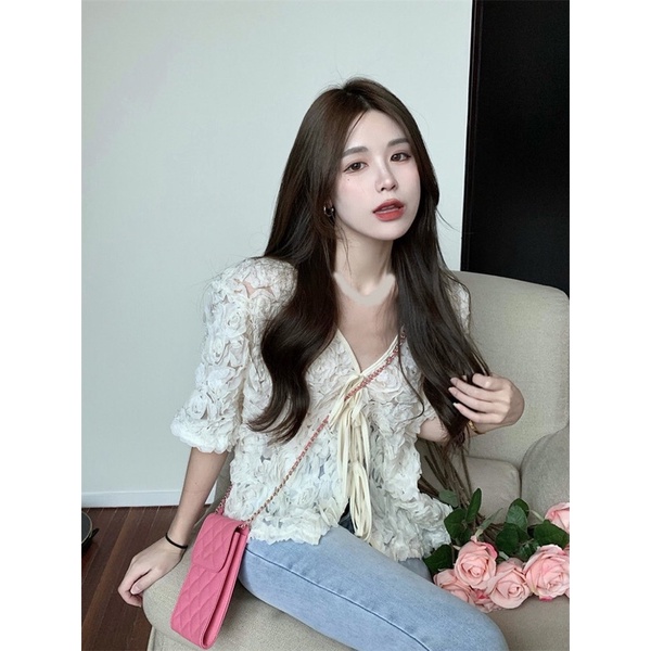 ✨💕Áo hoạ tiết hoa