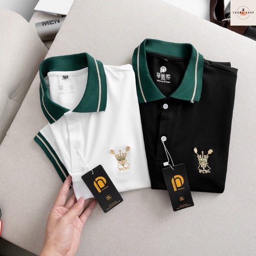 Áo phông Polo cổ XANH cho nam mạnh mẽ, cá tính