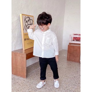 Áo sơ mi trắng xuất Hàn