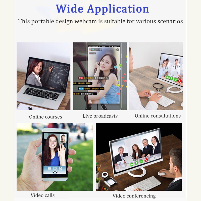 Webcam Usb Mini 1080p Kèm Mic Cho Pc Laptop | BigBuy360 - bigbuy360.vn
