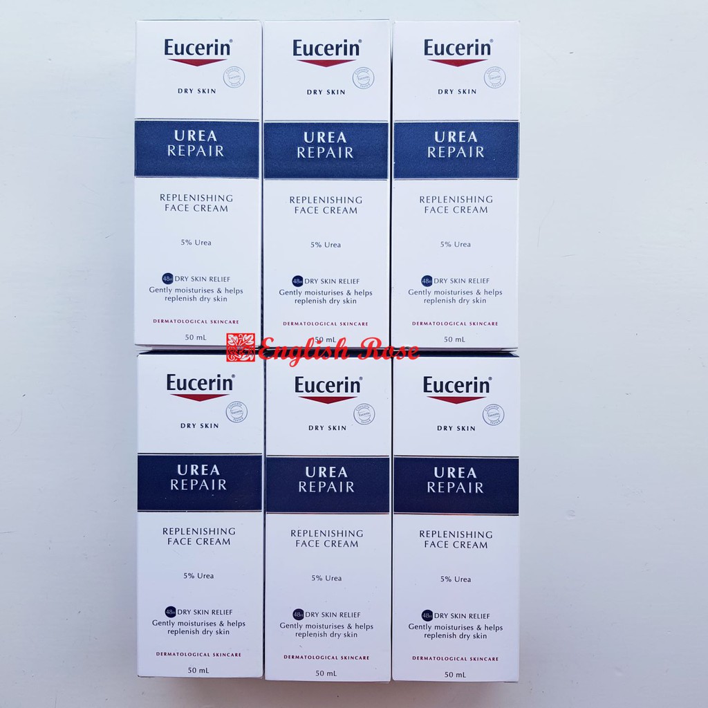 Kem dưỡng ẩm phục hồi da Eucerin Dry Skin Relief Face Cream Urea Repair 5%