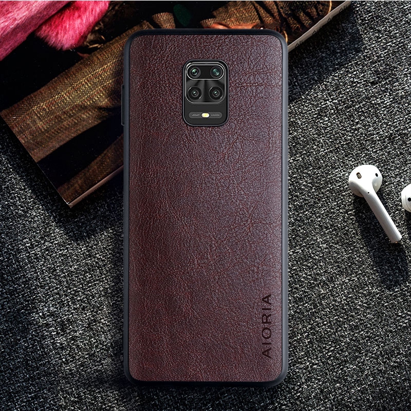 Pu Bao Da Điện Thoại pu + tpu Mềm Cho xiaomi redmi note 9s redmi note 9 pro 3inl materia