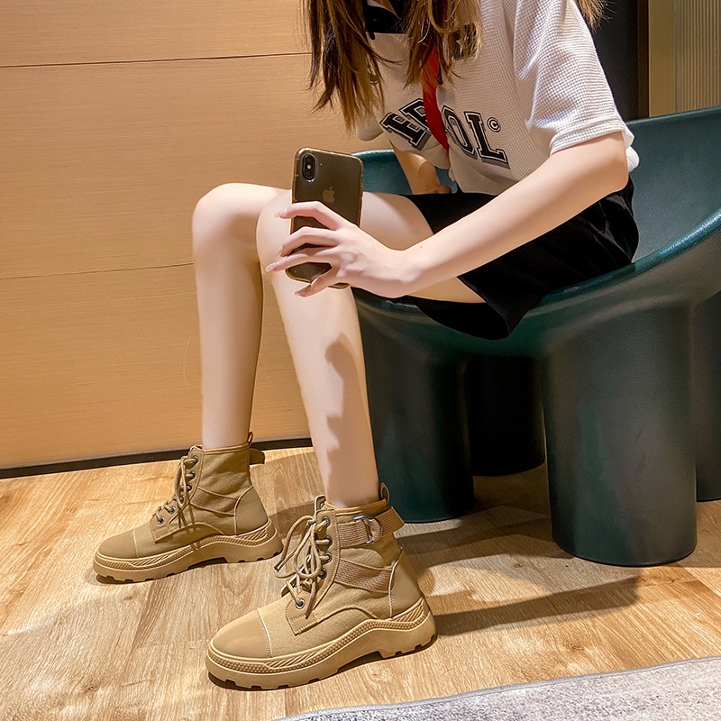 Giày bốt nữ thời trang cao cấp màu nâu đen hot trend 2023 Top Shoes size 36-40 [033]